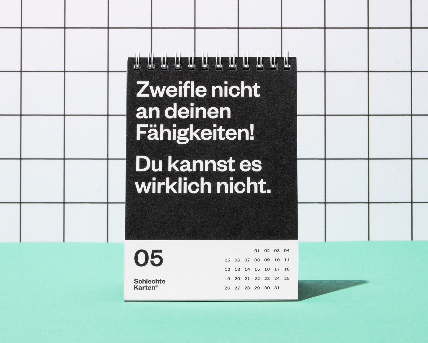 Demotivierender Tischkalender 2025