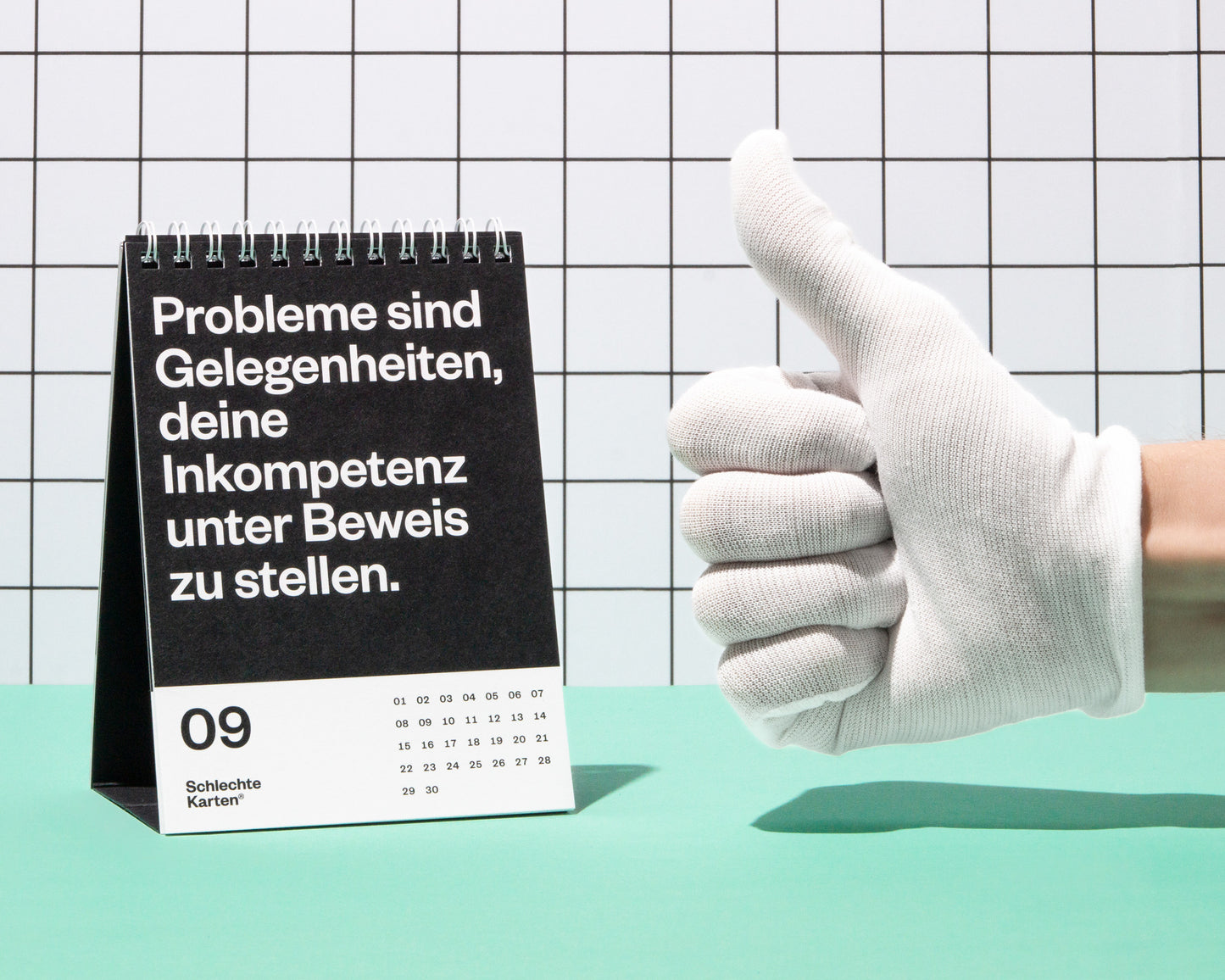 Demotivierender Tischkalender 2025